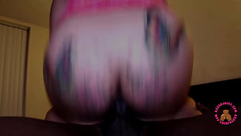 Preview 4 of Versi Islam - freaky ass showNtel gets her ass busted by big black dick