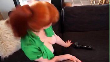 Preview 1 of Sex Shop Yo13 - JOI instruction with giant BIG BLACK DICK toy deep in british twat