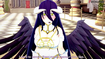 Preview 1 of Step Mother Busted - Albedo having sex | 1 | Overlord | Full &amp_ POV on Sheer &amp_ PTRN: Fantasyking3