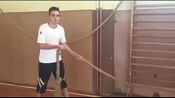 Preview 1 of Mom Lesson Sax Xxxxx - Stepson pulling a rope out of her ass