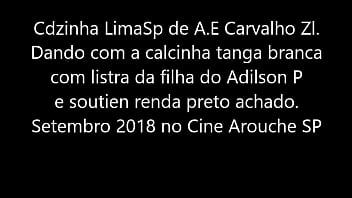Preview 1 of Vilage Xx Video - Cdzinha LimaSp Dando com a calcinha tanga branca de listra da filha do Adilson Pedreiro 05092018