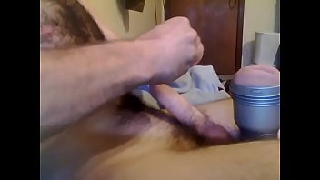 Preview 1 of 2 Amiga3 - Aloe vera lubed flesh light makes my cock shoot a load
