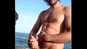 Preview 1 of Massage Mistake - Jerking off in the beach