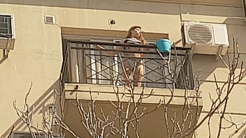 Preview 2 of Animals Ane Girls - Vecina en el balcon 2da parte