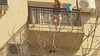 Preview 1 of Animals Ane Girls - Vecina en el balcon 2da parte
