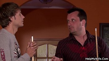 Preview 2 of My Booba - Old man begging guy fuck his young wife for money