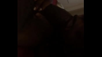 Preview 1 of Black Ebony Slim Goodie - Shemale sucking coworker in KC