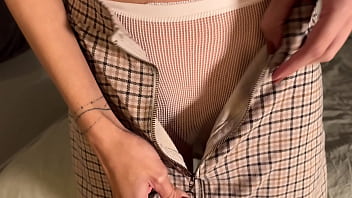 Preview 1 of Johi Chwla - Best friend fuck me through pantyhose while my BF is at work