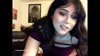 Preview 3 of Hindi 18 Sexx Full - Hot Chubby Tranny Beats Her Meat And Chills