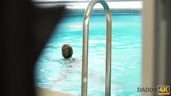Preview 1 of Karla Rush Squirting - DADDY4K. Sexo con su padre despu&eacute_s de la piscina