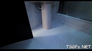 Preview 1 of Www Fuking In The Animalxxxcom - Helpful tgirl favors her sex partner with a ideal blowjob
