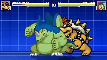 Preview 2 of Katna Sax Xvodu - Bowser Vs Giran Bara Battle