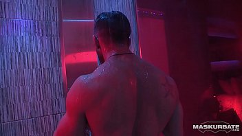Preview 4 of Xxvideoh - Straight Solo Muscle Hunk Jerks Big Dick In His Glam Lodge