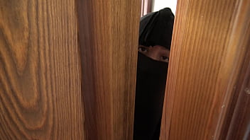Preview 1 of Kissng Ass Force - Turkish muslim immigrant is SHOCKED when british man tells her to piss from her hairy pussy
