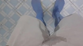 Preview 3 of Reshma Desi Blue Film - Piss in soccer socks