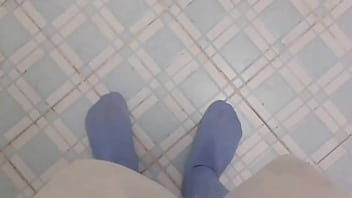 Preview 1 of Reshma Desi Blue Film - Piss in soccer socks