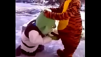 Preview 2 of The Art Of Blowjob - sherek pagando boquetao gostos pro tigre do ursinho puff