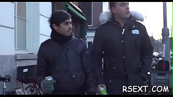 Preview 3 of Lahore Club - Excited fellow gets out and explores amsterdam redlight district