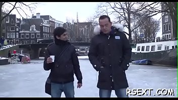 Preview 1 of Lahore Club - Excited fellow gets out and explores amsterdam redlight district