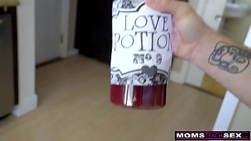 Preview 3 of Cum On Her Wife - MomsTeachSex - Hot Mom Caught With StepSiblings In Threesome! S8:E6