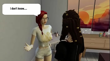 Preview 3 of Socks Job Fuck - shemale sims