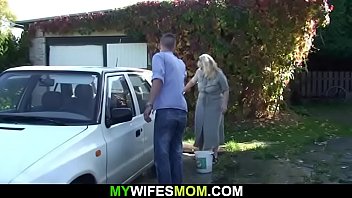 Preview 2 of Xxx Video Taylor Swift - Son-in-law bangs her old pussy outdoors