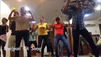 Preview 2 of Sleeping Japanis - Hot Akshara Singh Dance Rehearsal and shaking boobs