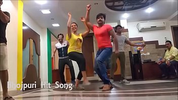 Preview 3 of Sleeping Japanis - Hot Akshara Singh Dance Rehearsal and shaking boobs