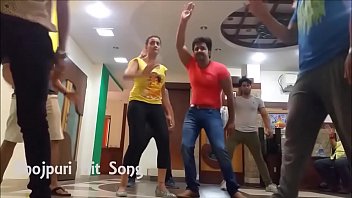 Preview 4 of Sleeping Japanis - Hot Akshara Singh Dance Rehearsal and shaking boobs