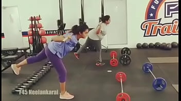 Preview 3 of Tamilnadu Anti Sex - Kaniha hot workout