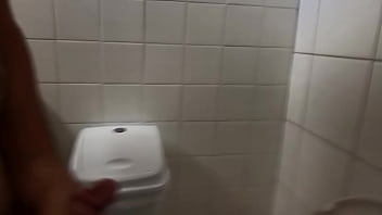 Preview 1 of Www Lokal Xxx Video Coom - A man masturbate in public toilet and big cumshot