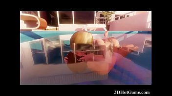 Preview 2 of Indianbestsex - 3D Busty Babe Gets Facial at the Pool!