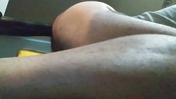 Preview 1 of Tree Sex Japan - Playing with my fist dildo.