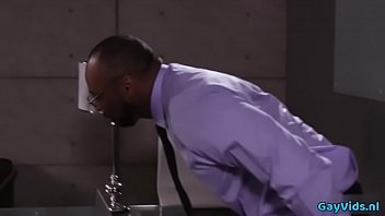 Preview 1 of Shaves His Head - Hot gay interracial sex and cumshot