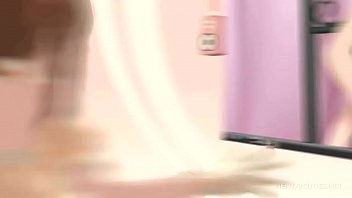 Preview 1 of Sarah Banks Piss - Hentai teen girl with pony tails masturbating to squirting orgasm