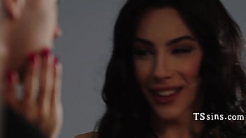 Preview 2 of Top Model Aex - Step Son Caught Jerking To Trans Step Moms Panties