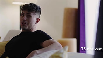 Preview 1 of Top Model Aex - Step Son Caught Jerking To Trans Step Moms Panties