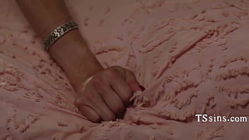 Preview 4 of Top Model Aex - Step Son Caught Jerking To Trans Step Moms Panties