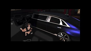 Preview 2 of Xxx Vgv - [Stormcrow Store] Luxury Adult Couple - Threesome Limousine sex