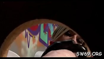 Preview 2 of Prona Sexy Movies Hd - Stunning slut rides and sucks big fake jock at gloryhole