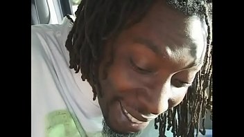 Preview 1 of Dcom Sex Video - Sexy ass ebony babe with nice tits gets pussy fucked in back of van