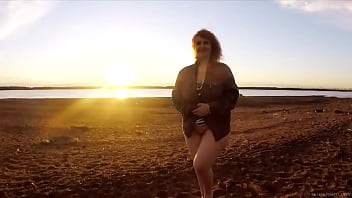 Preview 3 of Xxxxso Small Teen Big Cock - BBW MILF with big ass Fucked and Pissed in Public