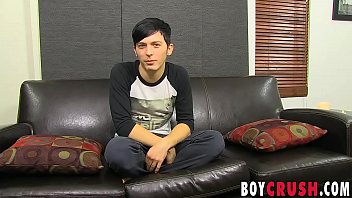 Preview 1 of Ammator 4 Vs 1 - Cute Ryker Madison masturbates after being interviewed
