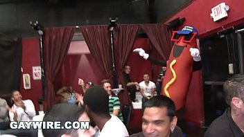 Preview 1 of Hot Sex Stap Room - GAYWIRE - Let&#039_s Get This Sausage Party Started! Big Dick Male Strippers Taking Charge