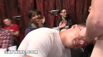 Preview 4 of Hot Sex Stap Room - GAYWIRE - Let&#039_s Get This Sausage Party Started! Big Dick Male Strippers Taking Charge