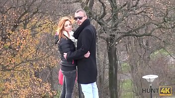 Preview 1 of By Grandmother - HUNT4K. Redhead always wanted to try sex for money with stranger