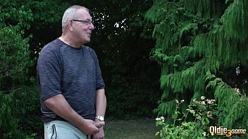 Preview 2 of Hineisex - Grandpa caught wanking by 2 teens and gets best threesome in his life