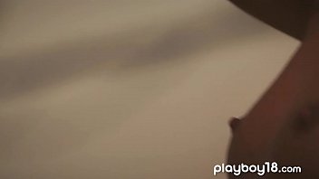 Preview 2 of Boyun Yalama - Russian blonde teen hot striptease for her boyfriend