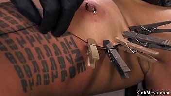 Preview 4 of Purnima Pron Video - Ebony in bondage suffers zipper