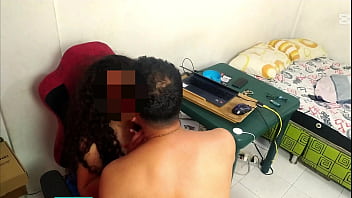 Preview 1 of Xxx By Big Cook - Morena Culona De Cabello Rizado Es Follada En Su Propia Oficina De Trabajo